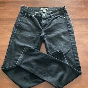 White House Black Market Noir jeans in a size 2.